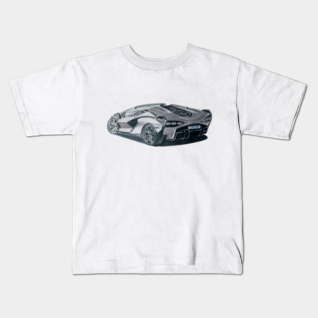 Car Kids T-Shirt by An.D.L.